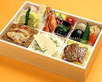 竹の子とお肉の三色御膳
